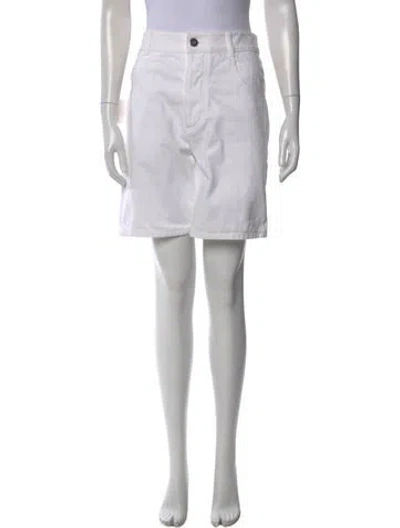 Pre-owned Bottega Veneta Knee-length Shorts In White