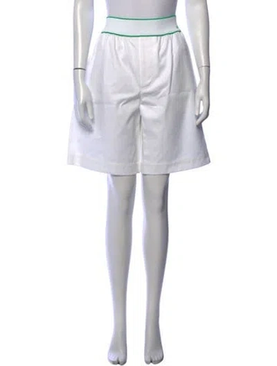 Pre-owned Bottega Veneta Knee-length Shorts In White