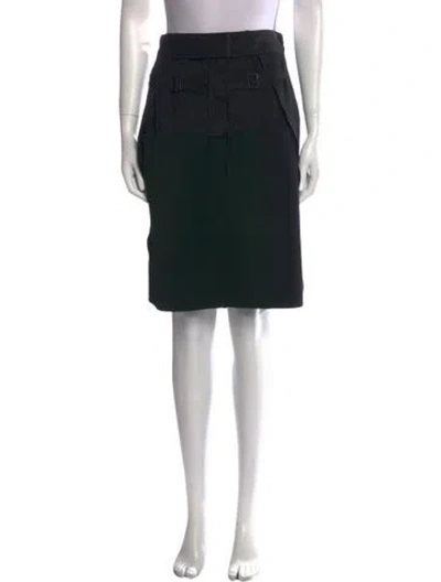 Pre-owned Bottega Veneta Knee-length Skirt In Black