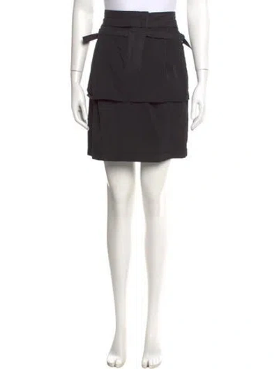 Pre-owned Bottega Veneta Knee-length Skirt In Black