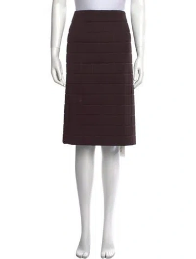 Pre-owned Bottega Veneta Knee-length Skirt In Brown