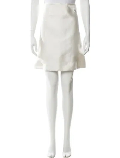 Pre-owned Bottega Veneta Knee-length Skirt In White