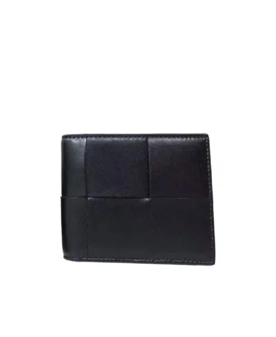 Bottega Veneta Knit A Folding Purse In Black