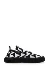 Bottega Veneta Wavy Triangle Slip-on Sneakers In Multi