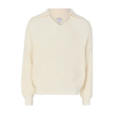 Bottega Veneta Knit Sweatshirt In White
