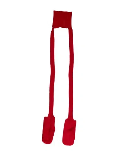 Pre-owned Bottega Veneta Knit Turtleneck Winter Accessory In Red