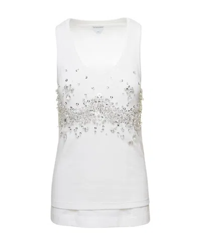 BOTTEGA VENETA BOTTEGA VENETA SEQUINS EMBELLISHED TANK TOP