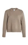 Bottega Veneta Heavy Wool Sweater With Knot Buttons In Neutral