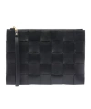 Bottega Veneta Knitted Clutch In Black