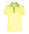 Bottega Veneta Short-sleeve Polo Shirt In Yellow