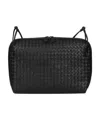 Bottega Veneta Knitted Cross-body Bag In Black