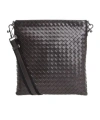 Bottega Veneta Knitted Cross-body Bag In Black