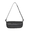 Bottega Veneta Knitted Cross-body Bag In Black
