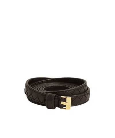 BOTTEGA VENETA BOTTEGA VENETA INTRECCIATO WATCH BUCKLED BELT