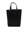 Bottega Veneta Knitted Detail Handbag In Black