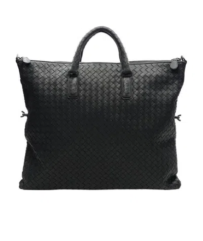 Bottega Veneta Knitted Handbag In Black