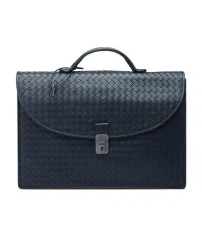 Bottega Veneta Knitted Handbag In Black