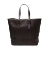 Bottega Veneta Knitted Handbag In Brown