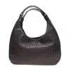 Bottega Veneta Knitted Handbag In Brown