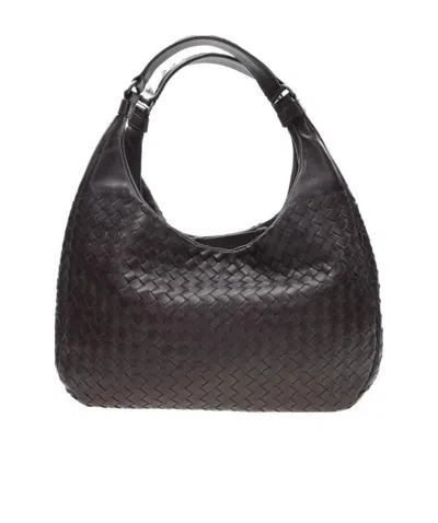 Bottega Veneta Knitted Handbag In Black