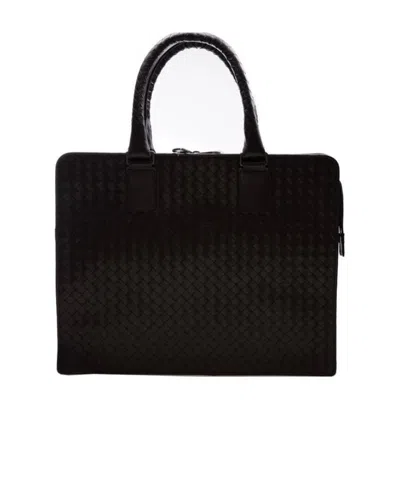 Bottega Veneta Knitted Handbag In Brown