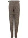 Bottega Veneta Elegant Multicolor Viscose Pants In Multicolore