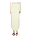 Bottega Veneta Knitted Medium-length Skirt In White