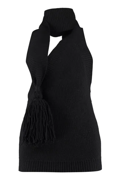 BOTTEGA VENETA BOTTEGA VENETA KNITTED ONE-SHOULDER TOP