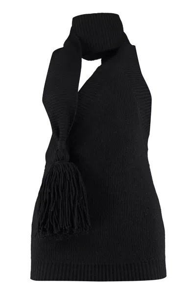 BOTTEGA VENETA BOTTEGA VENETA KNITTED ONE-SHOULDER TOP
