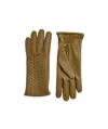 Bottega Veneta Knitted Pattern Gloves In Brown