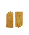 Bottega Veneta Knitted Pattern Gloves In Brown