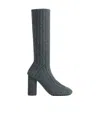 Bottega Veneta Atomic Wool Sock Boot In Gray