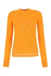 Bottega Veneta Orange Viscose Blend Sweater In Orange