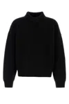 Bottega Veneta Sweater Wool Blend High Collar In Black