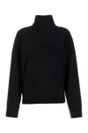 Bottega Veneta Wool High-neck Sweater In Black