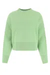 Bottega Veneta Women Pastel Green Stretch Cashmere Blend Sweater In Green