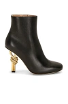 Bottega Veneta Knot Ankle Boot In Black