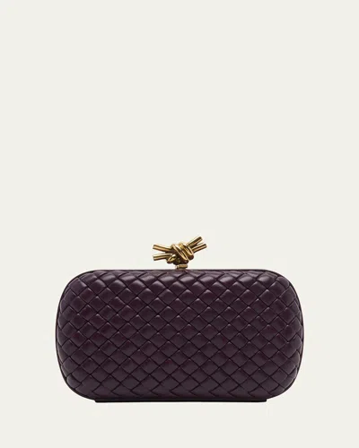 Bottega Veneta Knot Bag In Dark Mystic