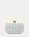 Bottega Veneta Knot Bag In Glacier-muse Brass