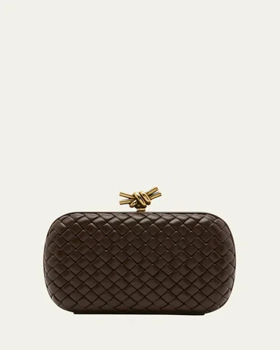 Bottega Veneta Knot Bag In Light Brown-m Brass