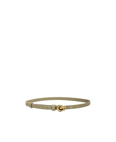 Bottega Veneta Knot Belt In Green