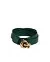 Bottega Veneta Knot Belt In Green