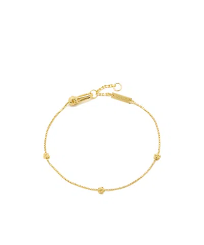 Bottega Veneta Knot Bracelet In Gold