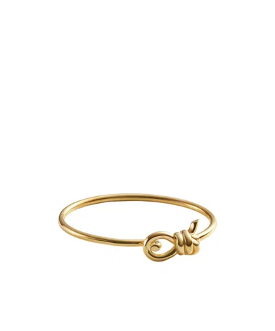 Bottega Veneta Knot Bracelet In Yellow