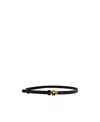Bottega Veneta Knot Buckle Leather Belt In Black