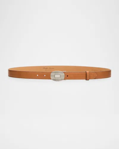 Bottega Veneta Knot Buckle Medium Calf Leather Belt In 2250 Barolo M Brass