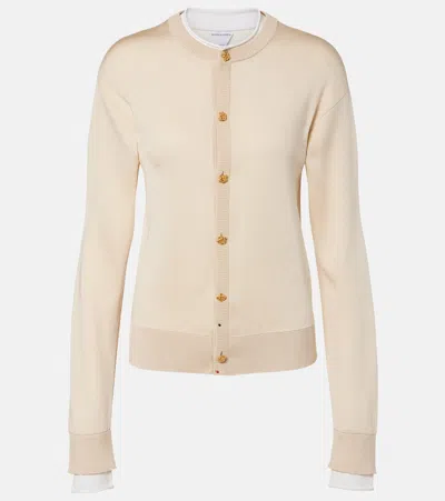 Bottega Veneta Knot Cardigan In Neutral