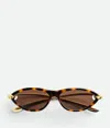 Bottega Veneta Knot Cat Eye Sunglasses