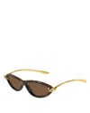 BOTTEGA VENETA KNOT CAT EYE SUNGLASSES, 56MM