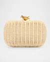 Bottega Veneta Knot Chain Rattan Crossbody Bag